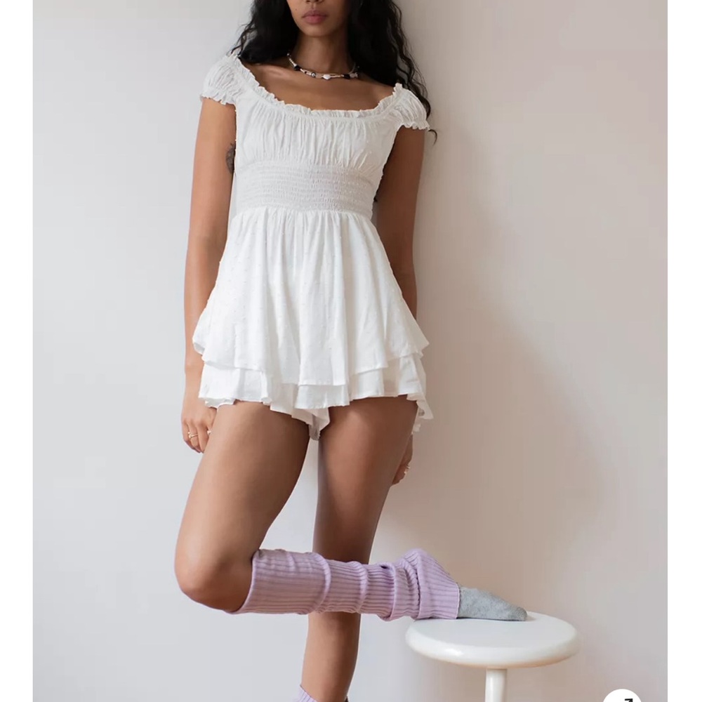 Urban white romper